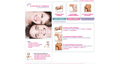 Desktop Screenshot of portail-epilation.com